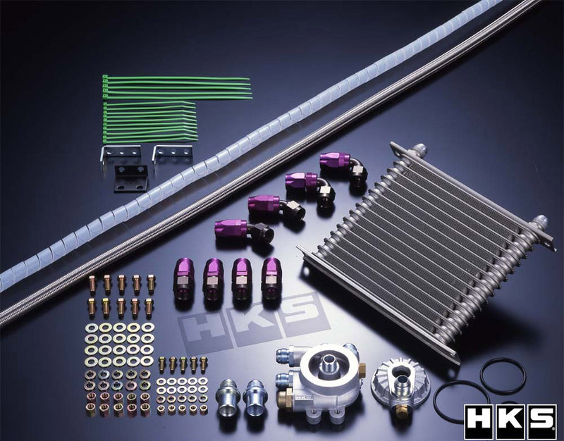 HKS 15004-AF010 Oil Cooler Kit For Subaru Impreza GRB WRX STI