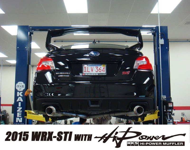 HKS 31006-BF001 Exhaust system HI-POWER MUFFLER SUBARU WRX STI 2014+