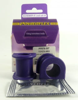 POWERFLEX PFR76-307 x2 Rear Anti Roll Bar Mounting Bushing (20mm) TOYOTA MR2 (1991 - 1995)