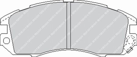 FERODO FCP789H DS2500 Brake pads front SUBARU IMPREZA GC 1.6/1.8/2.0 / LEGACY BC/BG 1.8/2.0/2.2/2.5