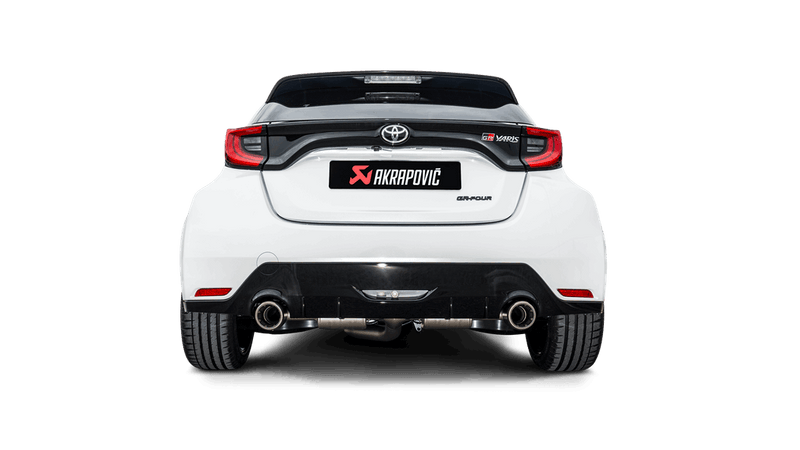 AKRAPOVIC S-TY/T/2 Slip-On Race Line (Titanium) TOYOTA GR YARIS 2020