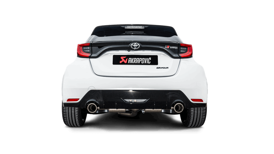 AKRAPOVIC S-TY/T/2 Slip-On Race Line (Titanium) TOYOTA GR YARIS 2020