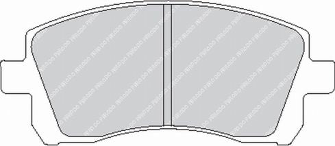 FERODO FCP1327H DS2500 Brake pads front SUBARU IMPREZA GC 1.6/2.0 / LEGACY BE 2.0/2.5