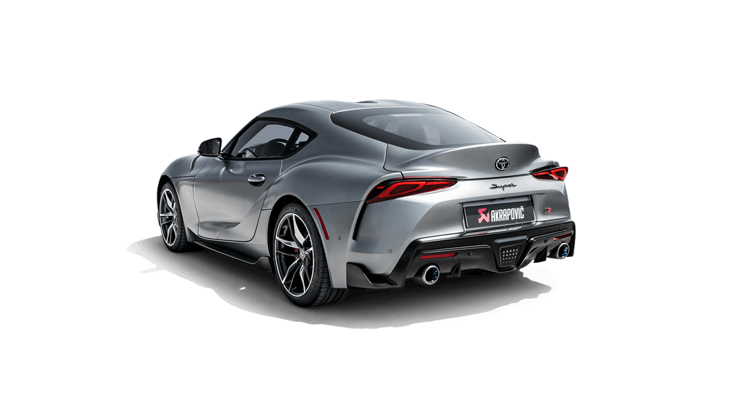 AKRAPOVIC S-TY/T/1H Slip-On Line (Titanium) TOYOTA GR Supra (A90) 2019-2019 ECE Type Approval