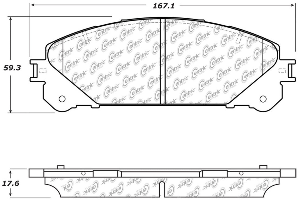 STOPTECH 105.13240 Brake pads (front) Ceramic HIGHLANDER 2008-2013
