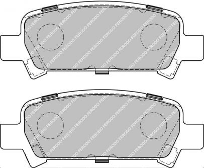 FERODO FDS1333 Brake pads front (TOKICO) SUBARU Forester (SG) 2.0 S Turbo