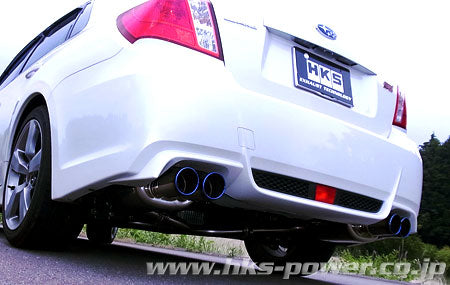 HKS 31021-AF022 Legamax Premium (Ti-Tips) Subaru Impreza GVF GVB (rear+center pipe)