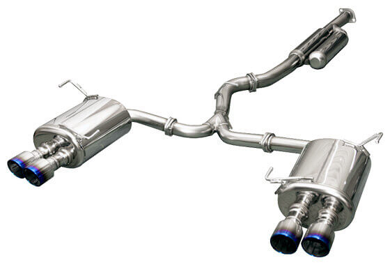 HKS 31029-AF013 Super Turbo Muffler Subaru WRX STI VAB Twin Tail