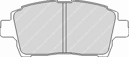 FERODO FCP1392H DS2500 Brake pads front TOYOTA MR2 c 1991 / YARIS
