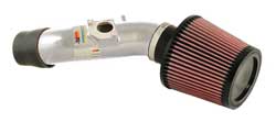 K&N 69-8754TP Performance Air Intake System TYPHOON (EU); TOYOTA COROLLA, L4-1.6L, 2002-06, POLISHED