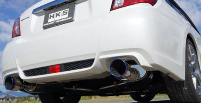 HKS 31029-AF008 Super Turbo Muffler for SUBARU Impreza WRX STI (GVB, VAB) sedan 2011-2017