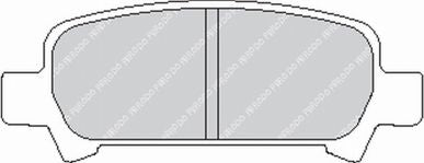 FERODO FCP1333R DS3000 Brake pads rear SUBARU IMPREZA GC 1.6/2.0 / LEGACY BE 2.0/2.5