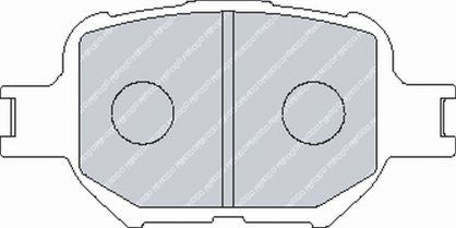 FERODO FCP1528H DS2500 Brake pads